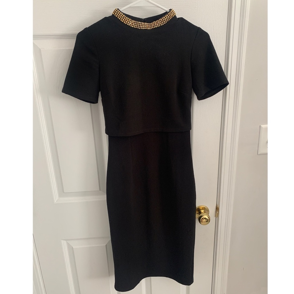 Classy Black Midi Dress